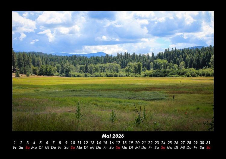 Produktbild: Landschaftskalender 2026 Fotokalender DIN A3