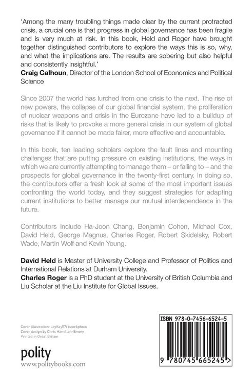 Produktbild: Global Governance at Risk