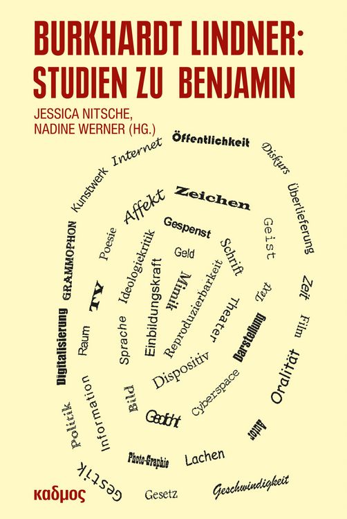 Produktbild: Burkhardt Lindner: Studien zu Benjamin