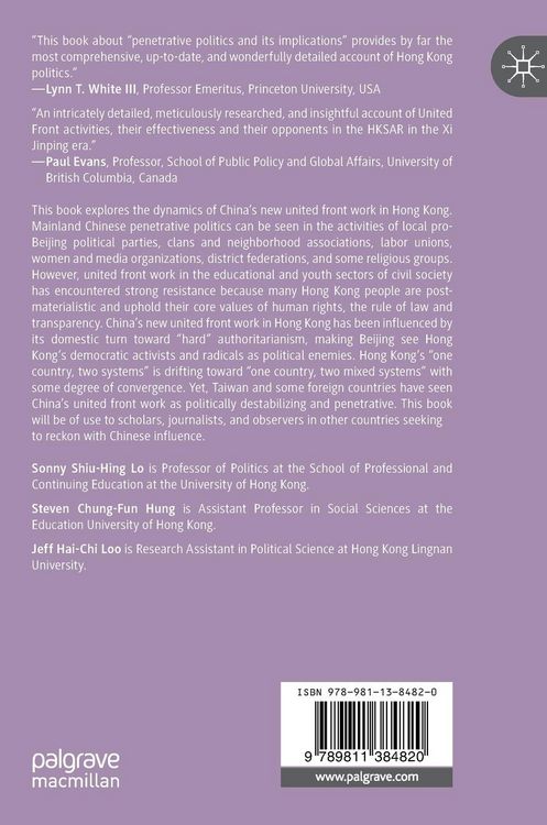 Produktbild: China's New United Front Work in Hong Kong