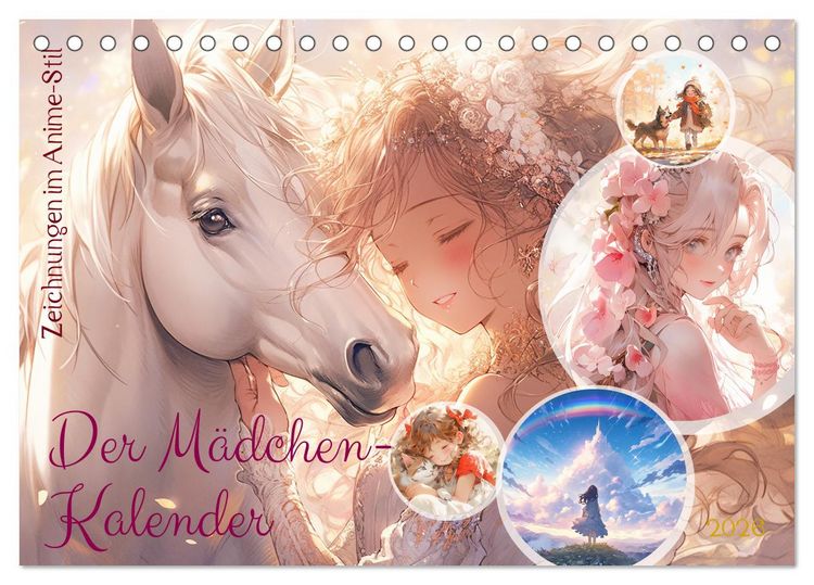 Produktbild: Der M&auml;dchen-Kalender (Tischkalender 2026 DIN A5 quer), CALVENDO Monatskalender