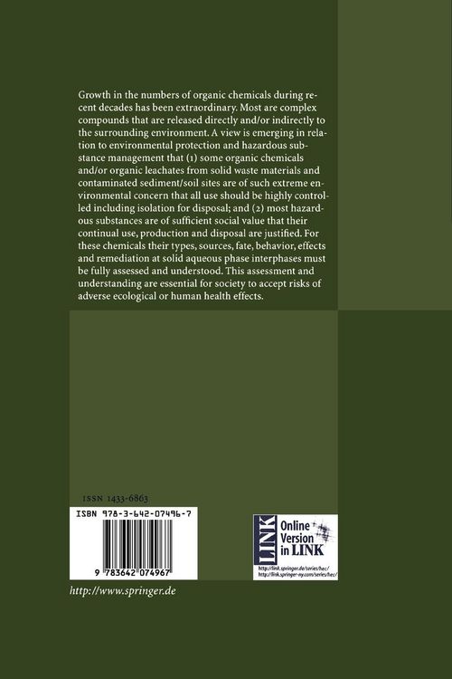 Produktbild: Pollutant-Solid Phase Interactions Mechanisms, Chemistry and Modeling
