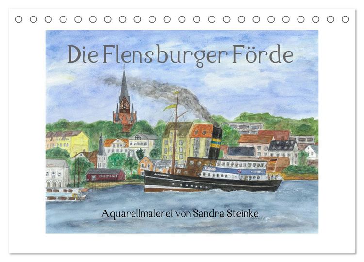 Produktbild: Die Flensburger F&ouml;rde (Tischkalender 2026 DIN A5 quer), CALVENDO Monatskalender