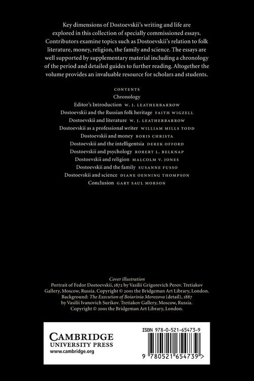 Produktbild: The Cambridge Companion to Dostoevskii