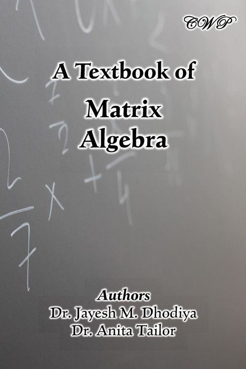 Produktbild: A Textbook of Matrix Algebra