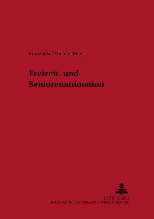 Produktbild: Freizeit- und Seniorenanimation