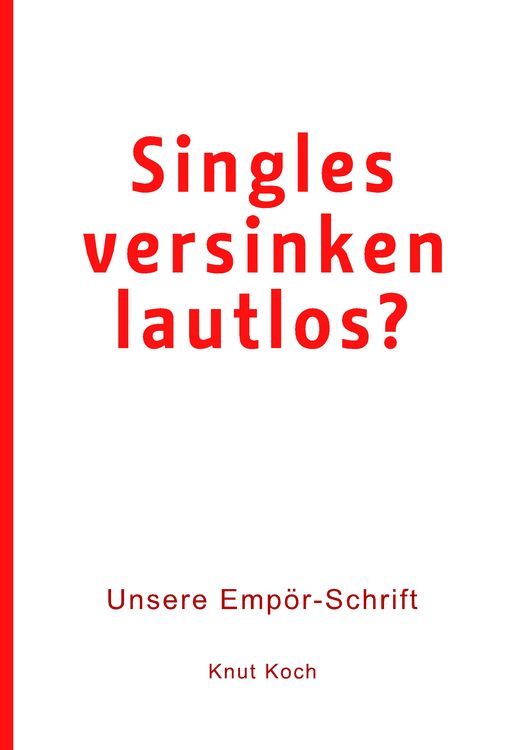 Produktbild: Singles versinken lautlos?