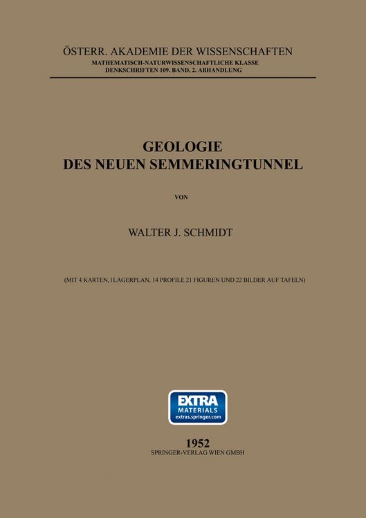 Produktbild: Geologie des Neuen Semmeringtunnel