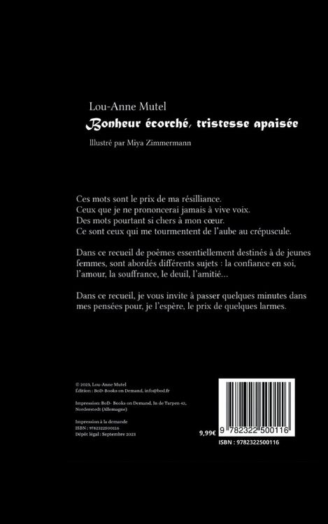 Produktbild: Bonheur &eacute;corch&eacute;, tristesse apais&eacute;e