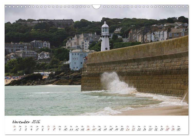 Produktbild: Reizvolles S&uuml;dengland Devon und Cornwall (Wandkalender 2026 DIN A3 quer), CALVENDO Monatskalender
