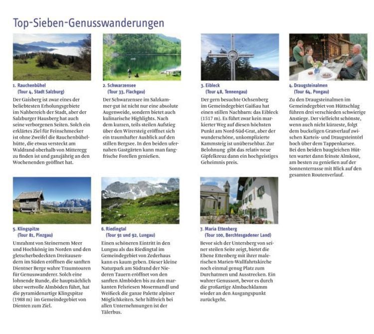 Produktbild: Genusswandern in Salzburg
