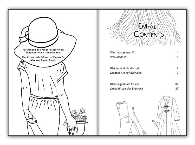 Produktbild: Kleider sind f&uuml;r alle da! Das Kinderbuch f&uuml;r eine kunterbunte Kleidungswahl, egal wer du bist. Dresses Are For Everyone! The children's book for a free and colorful choice of clothes, no matter who you are.