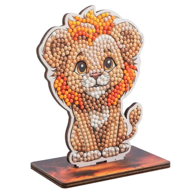 Produktbild: Craft Buddy CAFGR-31GEN040 - Crystal Art Wildlife Buddies, Safari, Lion, Serie 5, Diamond Painting