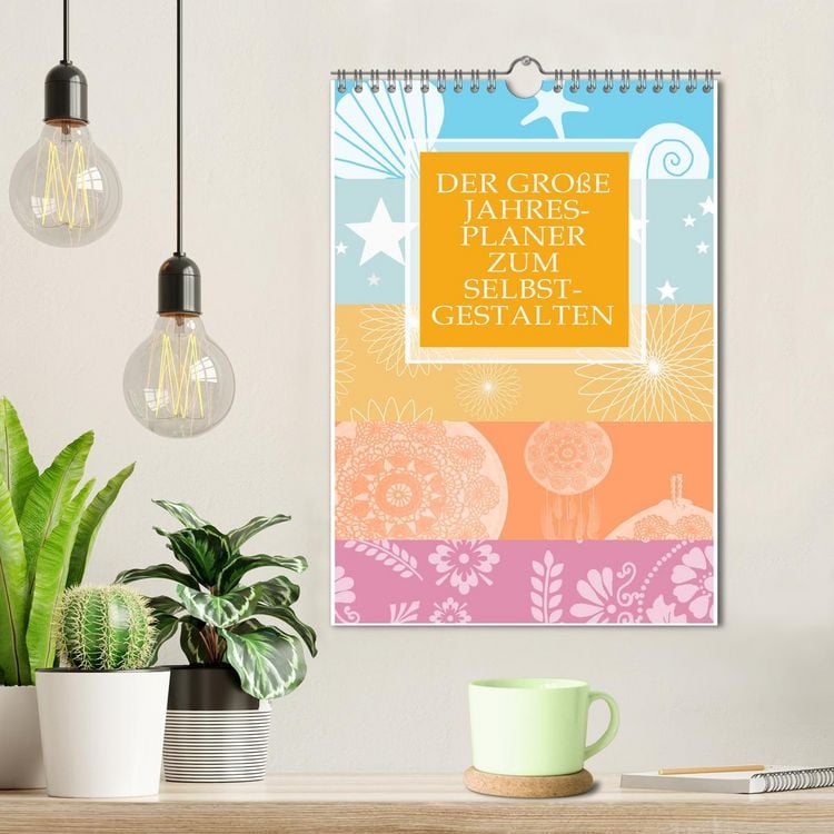 Produktbild: Der gro&szlig;e Jahresplaner zum Selbstgestalten (Wandkalender 2026 DIN A4 hoch), CALVENDO Monatskalender