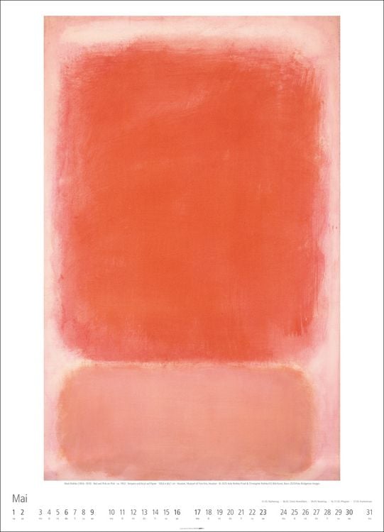 Produktbild: Mark Rothko Kalender 2027