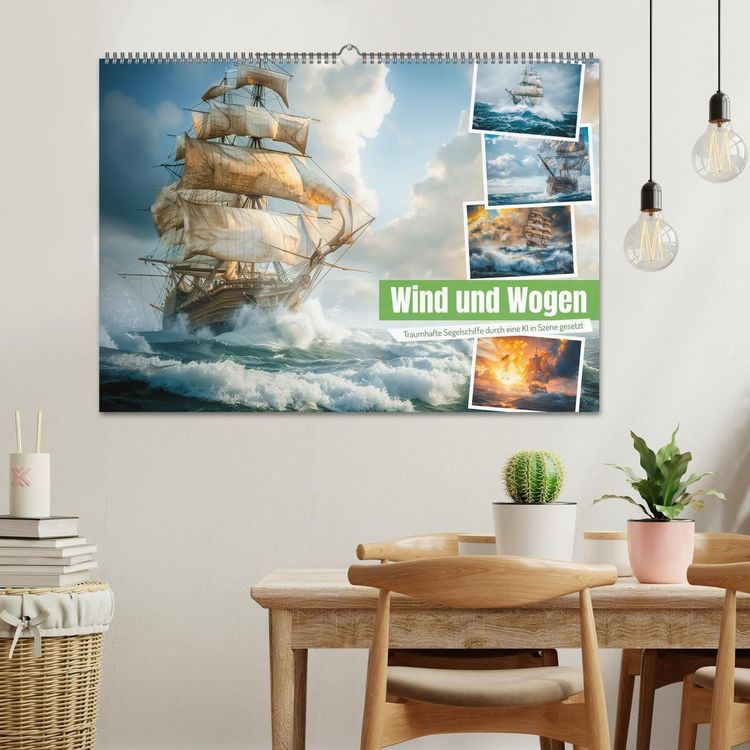 Produktbild: Wind und Wogen (Wandkalender 2026 DIN A2 quer), CALVENDO Monatskalender