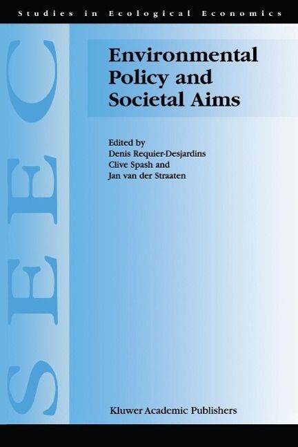 Produktbild: Environmental Policy and Societal Aims