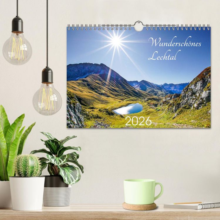 Produktbild: Wundersch&ouml;nes Lechtal (Wandkalender 2026 DIN A4 quer), CALVENDO Monatskalender