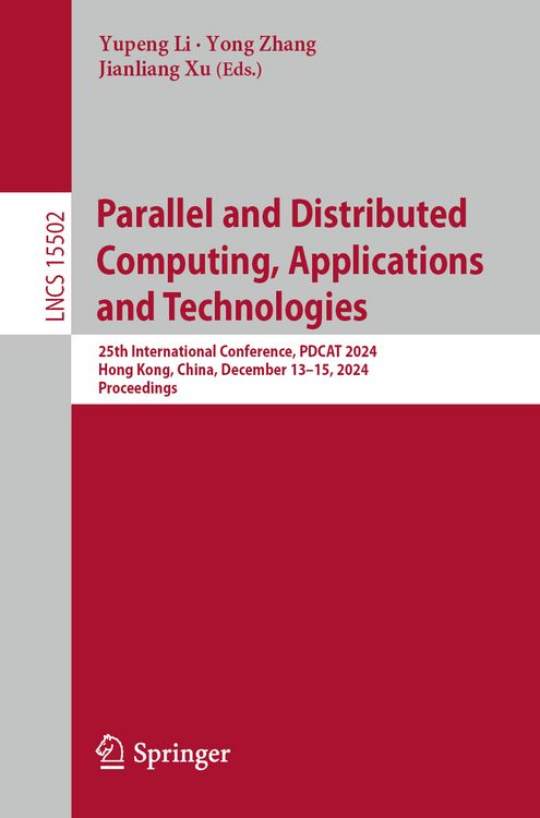 Produktbild: Parallel and Distributed Computing, Applications and Technologies