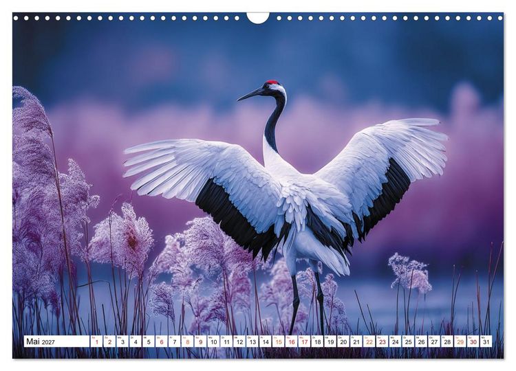 Produktbild: Mit den Kranichen kehrt das Licht in die Seele zur&uuml;ck (Wandkalender 2027 DIN A3 quer), CALVENDO Monatskalender
