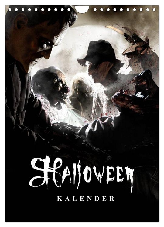 Produktbild: Halloween Optische Illusionen - Kalender 2026 (Wandkalender 2026 DIN A4 hoch), CALVENDO Monatskalender