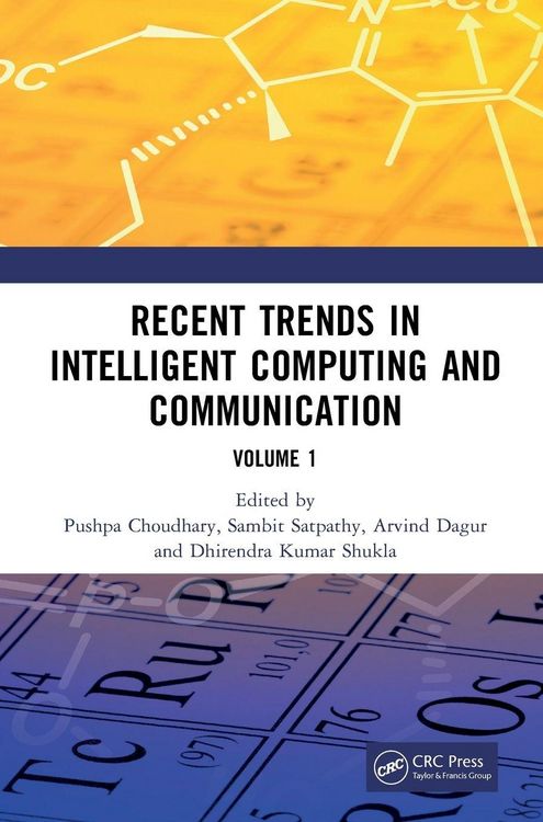 Produktbild: Recent Trends in Intelligent Computing and Communication