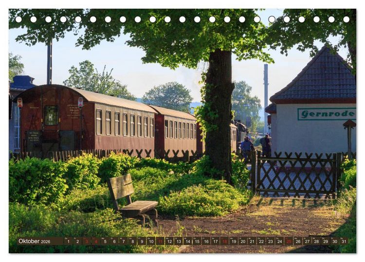 Produktbild: Ein Sommertag in Gernrode (Tischkalender 2026 DIN A5 quer), CALVENDO Monatskalender