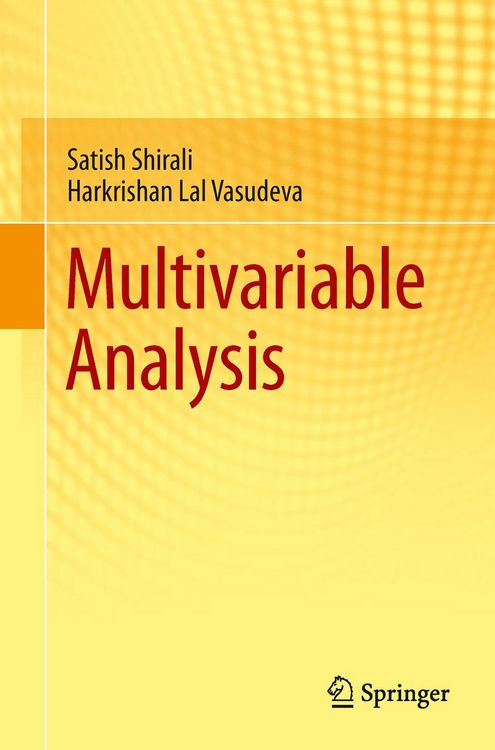 Produktbild: Multivariable Analysis