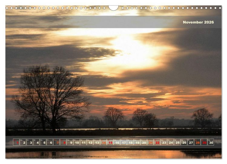 Produktbild: Licht im Land (Wandkalender 2026 DIN A3 quer), CALVENDO Monatskalender