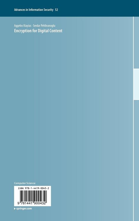 Produktbild: Encryption for Digital Content