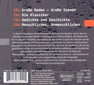 Produktbild: Wortgewaltig oder die Kraft der Sprache, 4 Audio-CDs