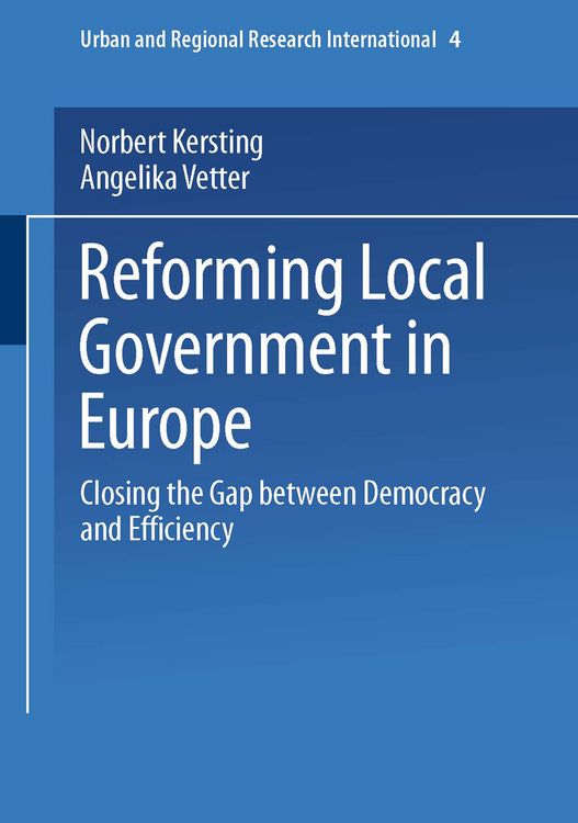 Produktbild: Reforming Local Government in Europe
