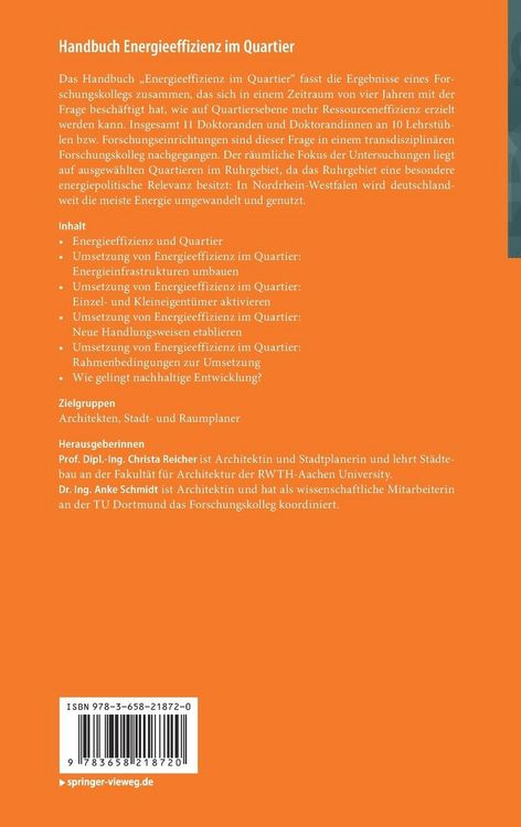 Produktbild: Handbuch Energieeffizienz im Quartier