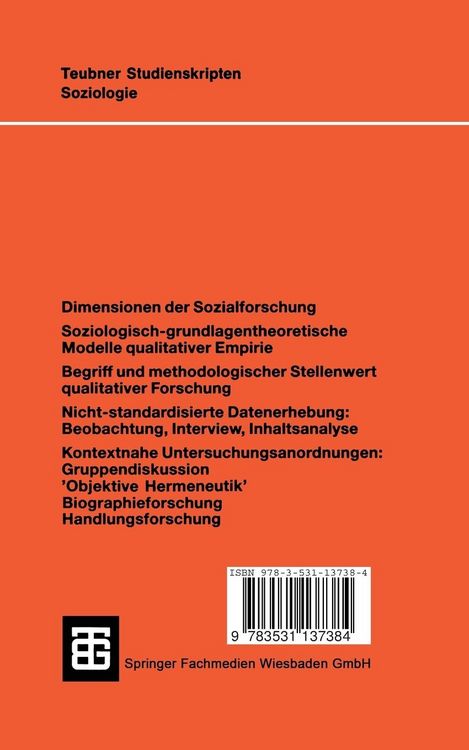 Produktbild: Qualitative Sozialforschung