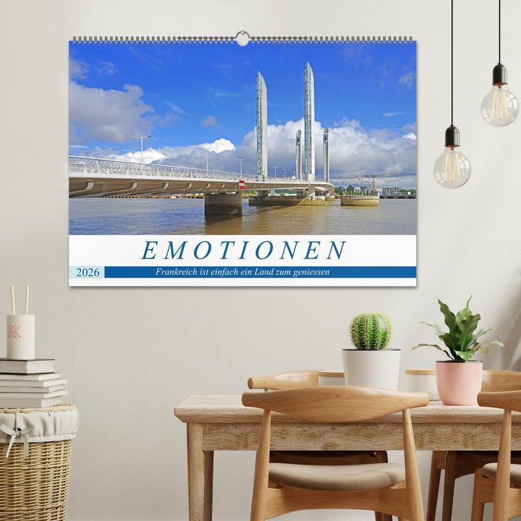 Produktbild: Emotionen - Frankreich ist einfach ein Land zum geniessen (Wandkalender 2026 DIN A2 quer), CALVENDO Monatskalender