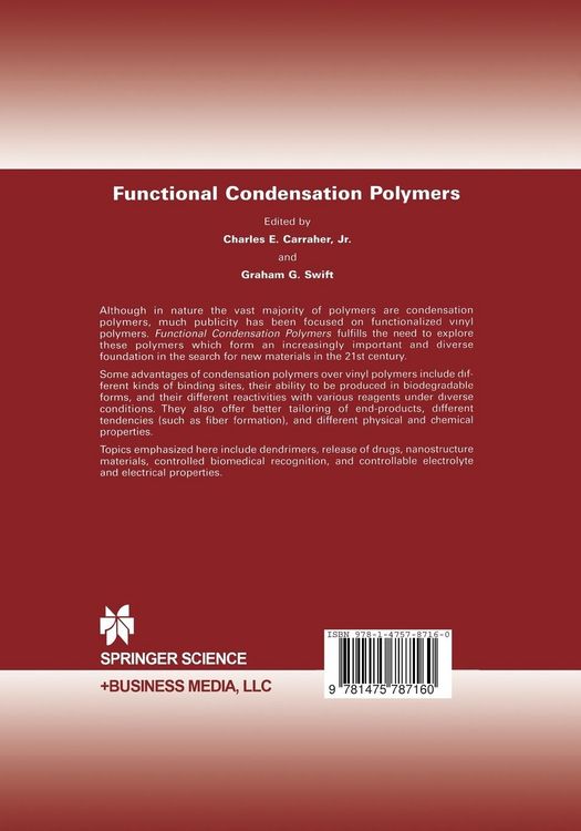 Produktbild: Functional Condensation Polymers
