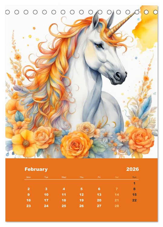 Produktbild: An enchanted world (Desk Calendar 2026 DIN A5 portrait), CALVENDO 12 Month DeskCalendar