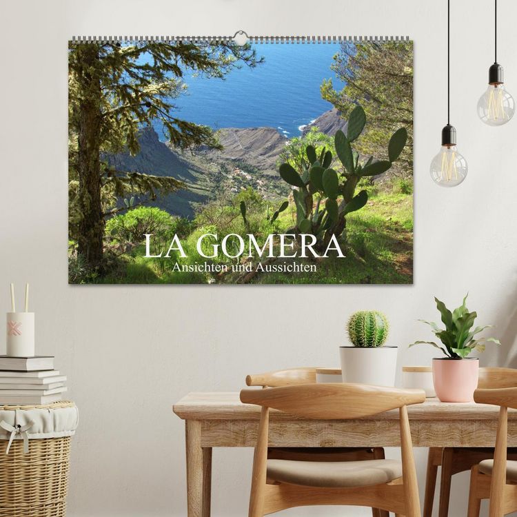 Produktbild: La Gomera - Ansichten und Aussichten (Wandkalender 2026 DIN A2 quer), CALVENDO Monatskalender