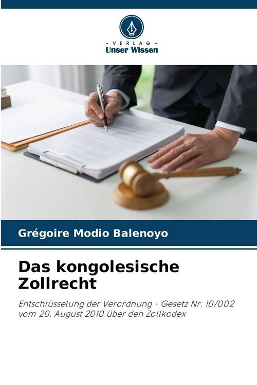 Produktbild: Das kongolesische Zollrecht