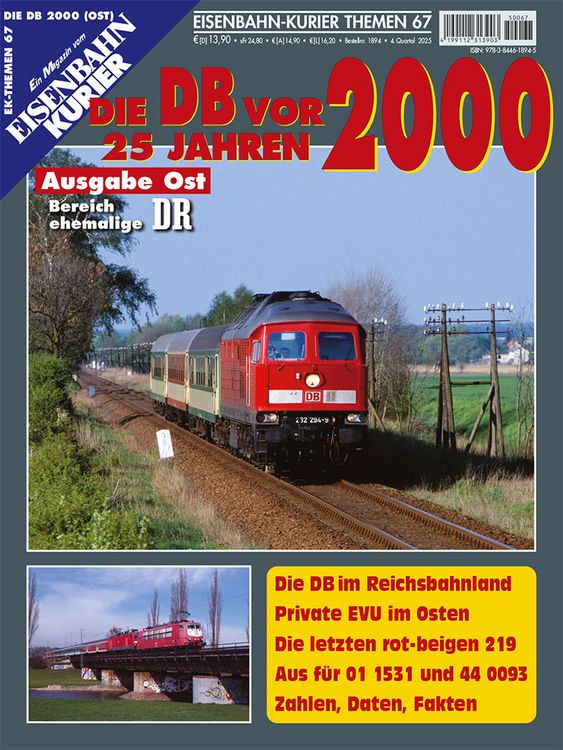 Produktbild: Die DB vor 25 Jahren - 2000 Ausgabe Ost
