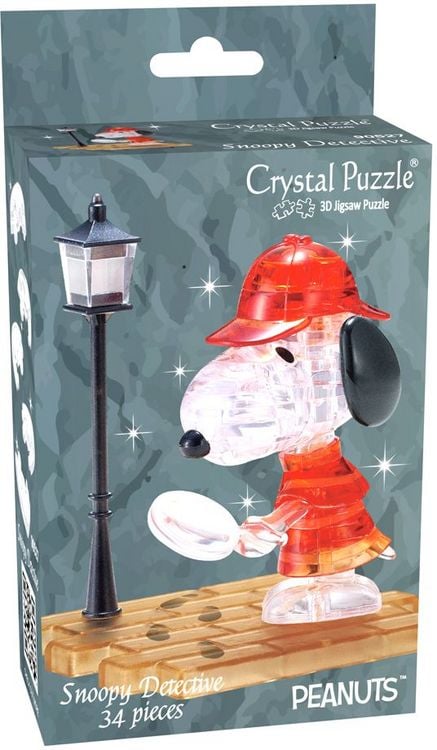 Produktbild: Crystal Puzzle - Snoopy Detektiv