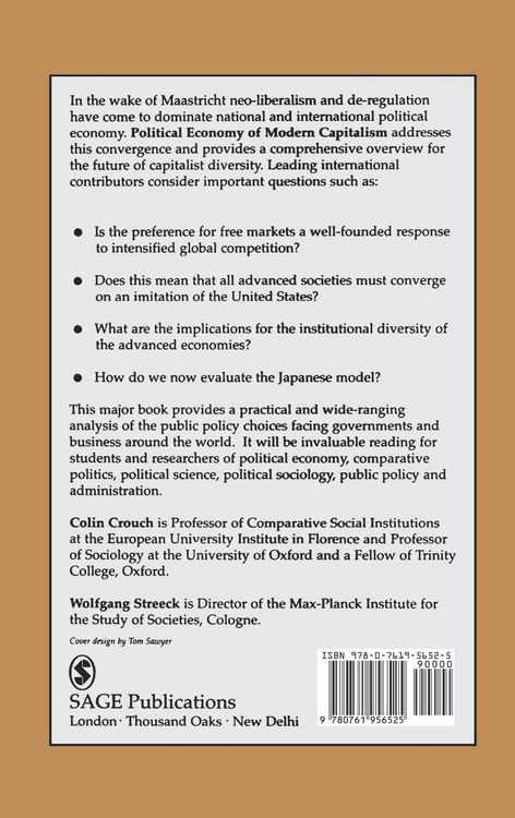 Produktbild: Political Economy of Modern Capitalism