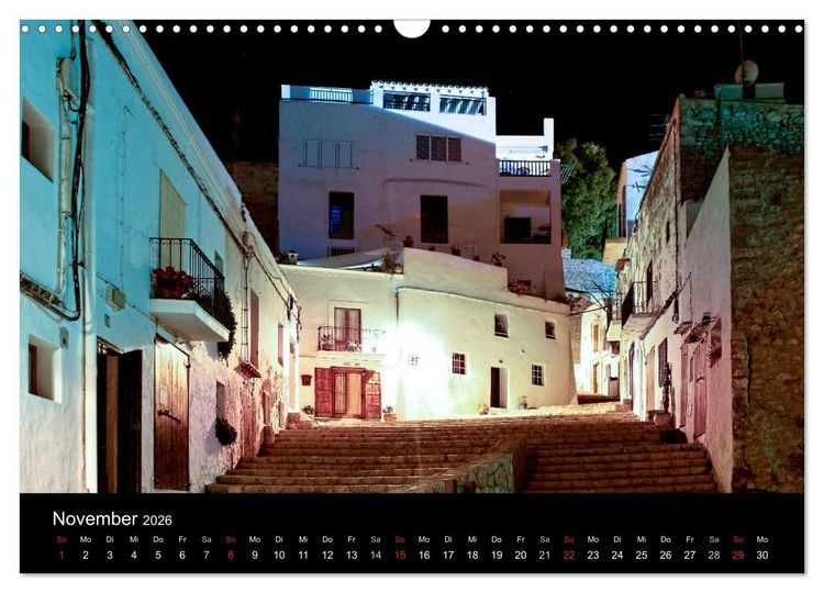 Produktbild: Ibiza by night (Wandkalender 2026 DIN A3 quer), CALVENDO Monatskalender