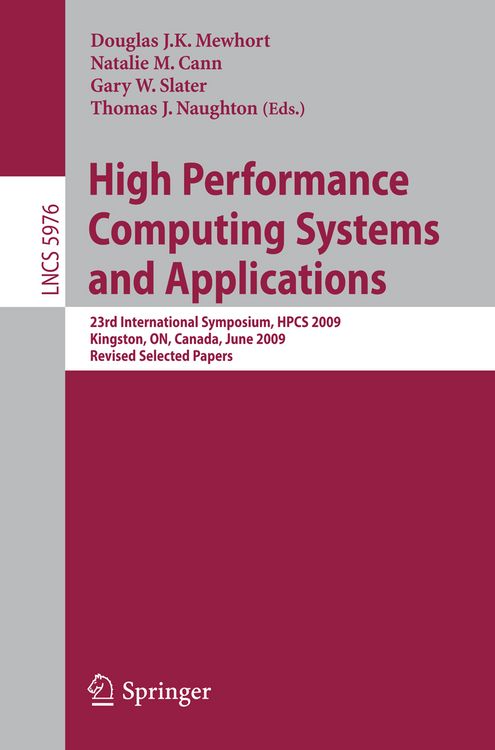 Produktbild: High Performance Computing Systems and Applications
