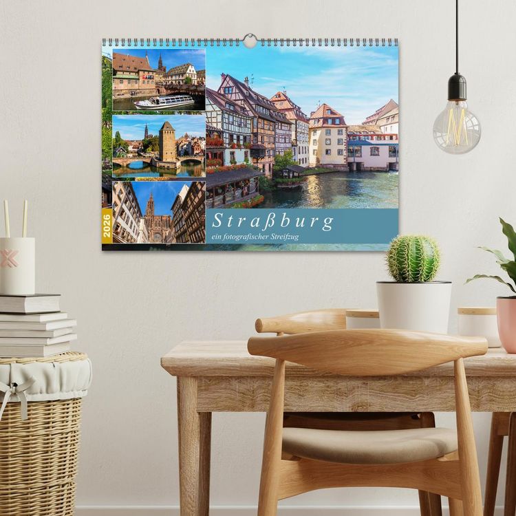 Produktbild: Stra&szlig;burg - ein fotografischer Streifzug (Wandkalender 2026 DIN A3 quer), CALVENDO Monatskalender