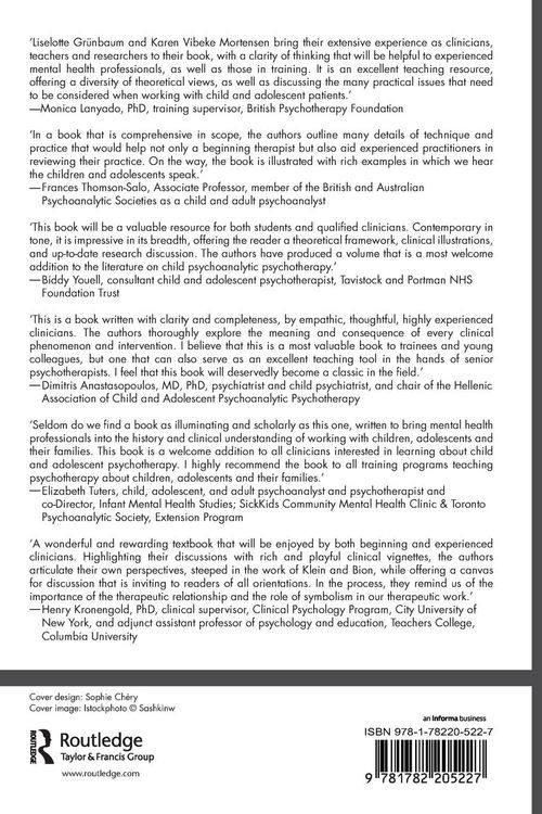 Produktbild: Psychodynamic Child and Adolescent Psychotherapy