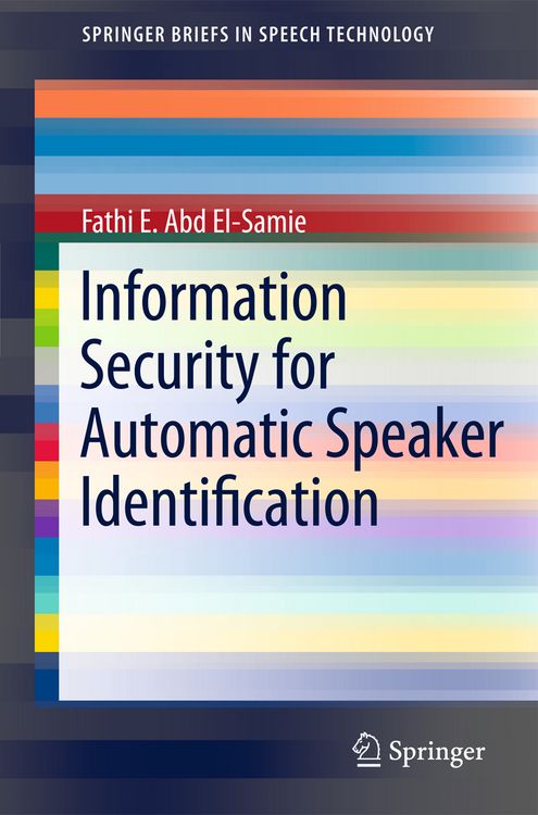 Produktbild: Information Security for Automatic Speaker Identification