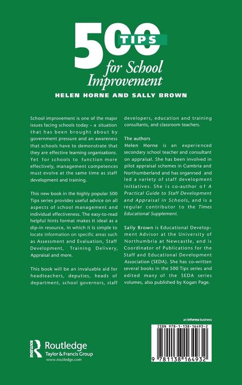 Produktbild: 500 Tips for School Improvement