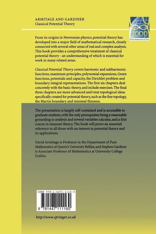 Produktbild: Classical Potential Theory
