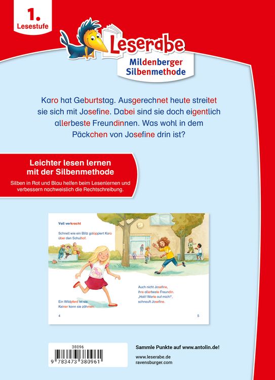 Produktbild: Leserabe mit Mildenberger Silbenmethode - Das wunderbare Freundschaftsband